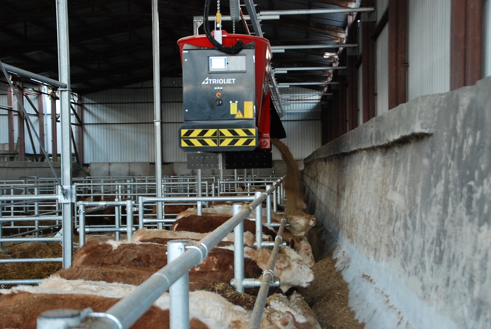 hangende voerrobot Triomatic